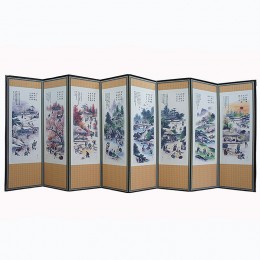 백천병풍8폭
